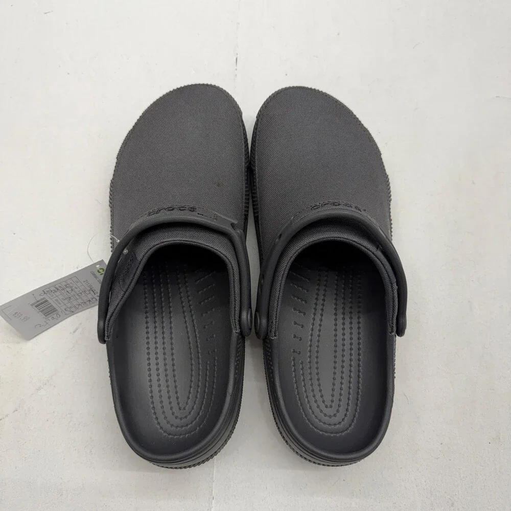 Crocs Classic Crafted Clog Shoes Mens Size 11 Gray Slip On Comfort Sandals